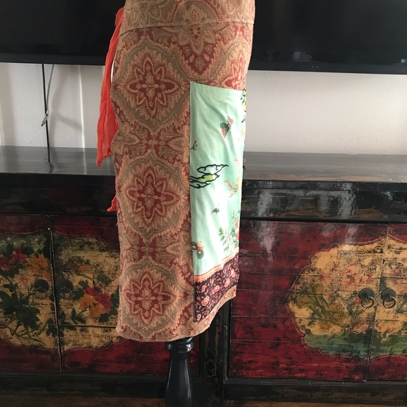 Color Wrap skirt - Picture 5 of 7